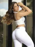 CALÇA SKINNY MODELADORA BRANCA PIT BULL JEANS