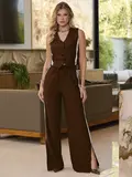 CONJUNTO CALÇA E COLETE COM FENDAS EMPÓRIO PIT BULL CASUAL E REFINADO