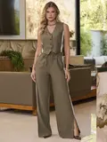 CONJUNTO CALÇA E COLETE COM FENDAS EMPÓRIO PIT BULL CASUAL E REFINADO