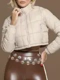 JAQUETA PUFFER PREMIUM PIT BULL JEANS SOFISTICADA E CONFORTÁVEL