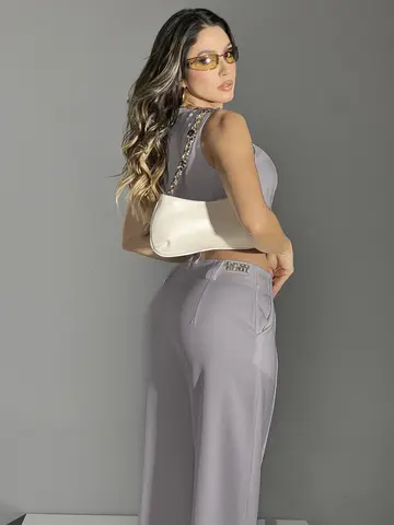 Conjunto Calça e Cropped Empório Pit Bull Confortável e Poderoso