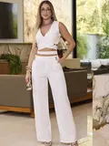 CONJUNTO CALÇA E CROPPED EMPÓRIO PIT BULL CONFORTÁVEL E PODEROSO
