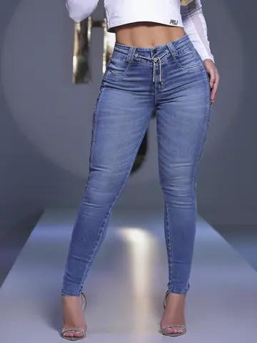 CALÇA FEMININA JOGGER PIT BULL JEANS LOGOMANIA E DESIGN ÚNICO