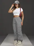 CALÇA PARACHUTES EMPÓRIO PIT BULL ESTILO URBANO E MODERNO COM CORDÃO