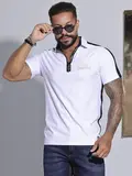 POLO MASCULINA PIT BULL JEANS COM MODELAGEM SLIM E ZÍPER PERSONALIZADO
