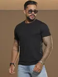 CAMISETA GOLA O SLIM E CONFORTÁVEL COM ELÁSTICO LATERAL PIT BULL JEANS