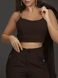 CONJUNTO COM CALÇA, JAQUETA E TOP EMPÓRIO PIT BULL CASUAL E REFINADO