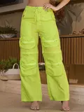 CALÇA PARACHUTE STREETWEAR EMPÓRIO PIT BULL VERSÁTIL COM BOLSOS CARGO