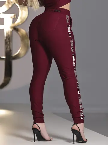 CALÇA JOGGER PIT BULL JEANS CONFORTÁVEL COM PERSONALIZAÇÃO LATERAL