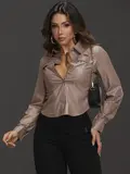 CAMISA MANGA LONGA FASHION EMPÓRIO PIT BULL SOFISTICADA E ELEGANTE
