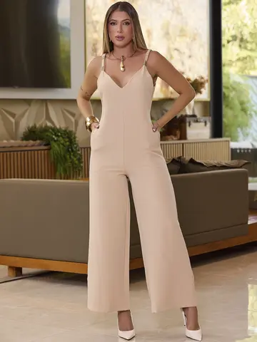 MACACÃO ELEGANTE COM CINTO E MODELAGEM REFINADA EMPÓRIO PIT BULL