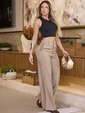 CALÇA ALFAIATARIA EMPÓRIO PIT BULL REFINADA E VERSÁTIL COM BOLSOS