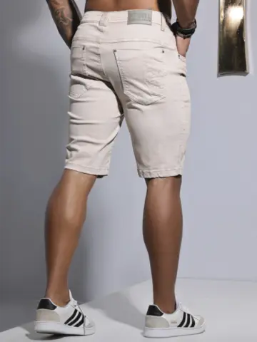 BERMUDA MASCULINA PIT BULL JEANS CASUAL E CONFORTÁVEL