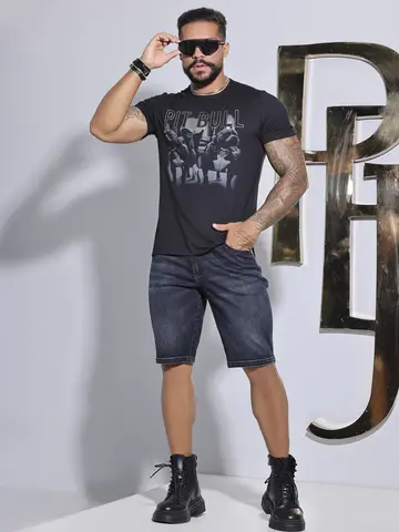 CAMISETA GOLA O SLIM PERSONALIZADA PIT BULL JEANS