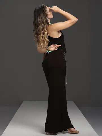 CONJUNTO CALÇA E BLUSA COM CINTO EMPÓRIO PIT BULL LEVE E REFINADO