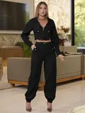 CONJUNTO CALÇA E CAMISA EMPÓRIO PIT BULL COM CAIMENTO ELEGANTE E VERSÁTIL