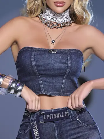 CROPPED JEANS VERSÁTIL E ELEGANTE PIT BULL JEANS