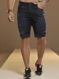 BERMUDA MASCULINA COM LOGOMANIA EM LASER PIT BULL JEANS