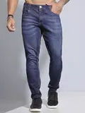CALÇA MASCULINA LAVADO ESCURO E CONFORTÁVEL PIT BULL JEANS