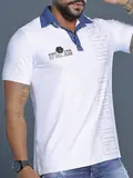 POLO MASCULINA CONFORTÁVEL E SOFISTICADA COM LOGOMANIA PIT BULL JEANS