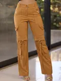CALÇA COM CINTO E BOLSOS CARGO VERSÁTIL E ELEGANTE EMPÓRIO PIT BULL