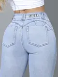 CALÇA SKINNY PIT BULL JEANS SOFISTICADA E MODELADORA COM CÓS FLEXÍVEL