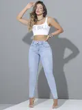 CALÇA SKINNY PIT BULL JEANS SOFISTICADA E MODELADORA COM CÓS FLEXÍVEL