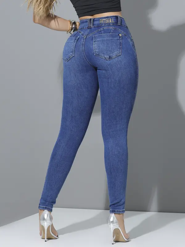CALÇA SKINNY PIT BULL JEANS CONFORTÁVEL COM MODELAGEM EMPINA BUMBUM