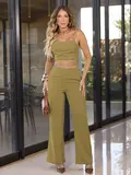 CONJUNTO CROPPED E CALÇA EMPÓRIO PIT BULL VERSÁTIL COM ELEGÂNCIA