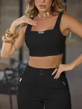 CONJUNTO CROPPED E CALÇA CASUAL E REFINADO EMPÓRIO PIT BULL
