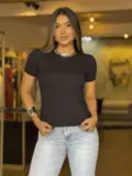 T-SHIRT FEMININA SLIM PIT BULL JEANS CONFORTÁVEL E VERSÁTIL