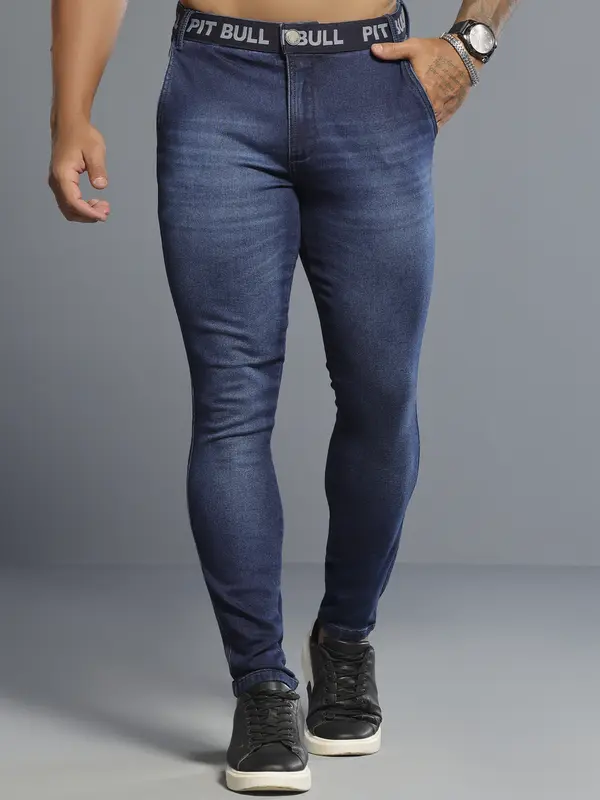 CALÇA MASCULINA PIT BULL JEANS MODERNA E ESTILOSA COM ELÁSTICO NO CÓS