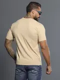 CAMISETA GOLA O AUTÊNTICA E CASUAL COM LOGOMANIA PIT BULL JEANS