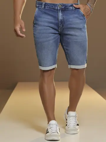 BERMUDA MASCULINA PIT BULL JEANS MODERNA E CONFORTÁVEL