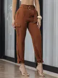CALÇA ALFAIATARIA COM CINTO MODERNA E ELEGANTE EMPÓRIO PIT BULL