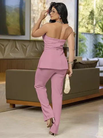 Conjunto Calça e Blusa Sofisticada e Delicada Empório Pit Bull