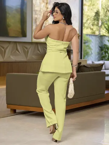 Conjunto Calça e Blusa Sofisticada e Delicada Empório Pit Bull