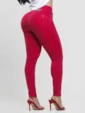 Calça Cós Largo Vermelha Pit Bull Jeans Confortável e Elegante