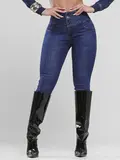 CALÇA SKINNY CÓS LARGO PIT BULL JEANS ESTILOSA E REFINADA