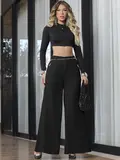CALÇA PANTALONA COM CINTO CONFORTÁVEL E REFINADA EMPÓRIO PIT BULL