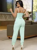 CONJUNTO CALÇA E CROPPED ELEGANTE COM TOQUE SUAVE EMPÓRIO PIT BULL