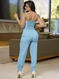 CONJUNTO CALÇA E CROPPED ELEGANTE COM TOQUE SUAVE EMPÓRIO PIT BULL