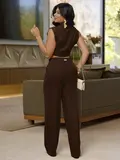 CONJUNTO FEMININO CALÇA E CAMISA SOFISTICADO E ELEGANTE EMPÓRIO PIT BULL