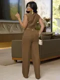CONJUNTO FEMININO CALÇA E CAMISA SOFISTICADO E ELEGANTE EMPÓRIO PIT BULL