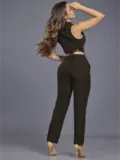 Conjunto Feminino Calça e Colete Elegante Empório Pit Bull