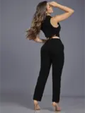 Conjunto Feminino Calça e Colete Elegante Empório Pit Bull