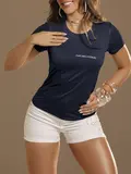 T-Shirt Feminina Empório Pit Bull Confortável Para o Dia a Dia