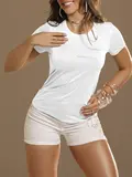 T-Shirt Feminina Empório Pit Bull Confortável Para o Dia a Dia