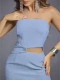 Vestido Midi Modelador Empório Pit Bull Elegante e Refinado