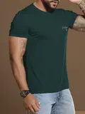 Camiseta Masculina Gola O Sofisticada e Casual Pit Bull Jeans